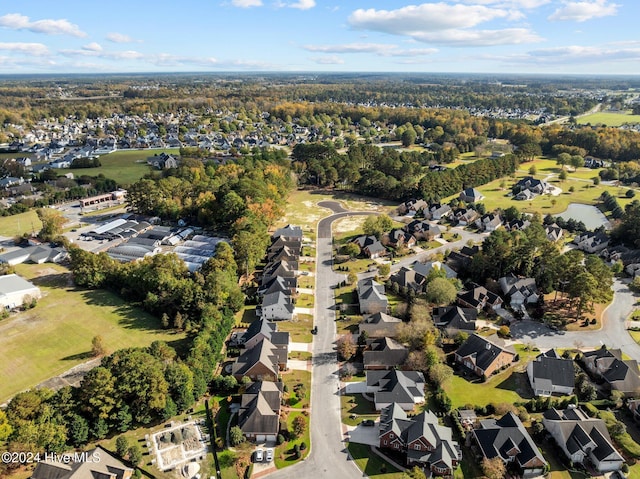 bird's eye view featuring a residential view