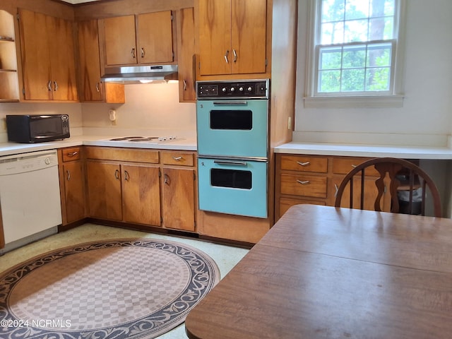 kitchen featuring white appliances