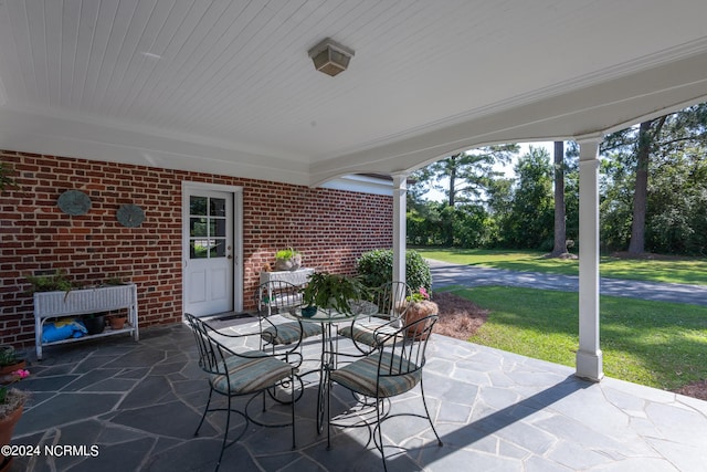 view of patio