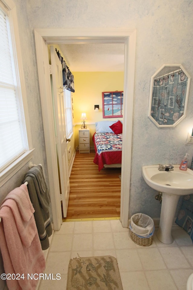 bathroom featuring a wealth of natural light