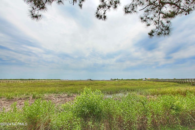 view of landscape featuring a rural view