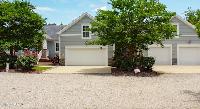 craftsman-style house featuring a garage