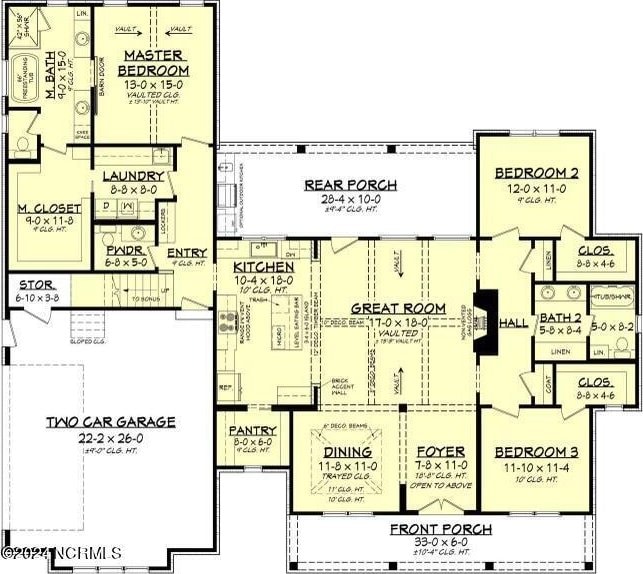 462 Shiloh Ln SE, Bolivia, NC 28422 - property floor plan