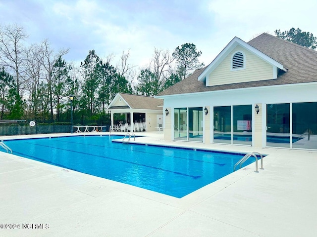 view of pool