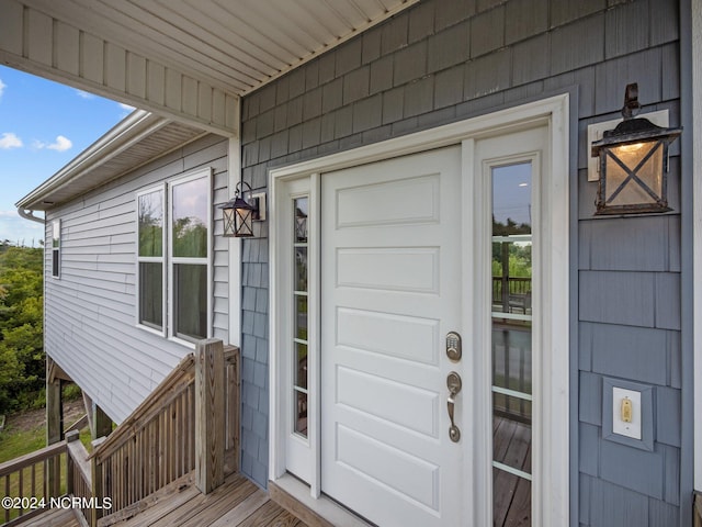 view of property entrance