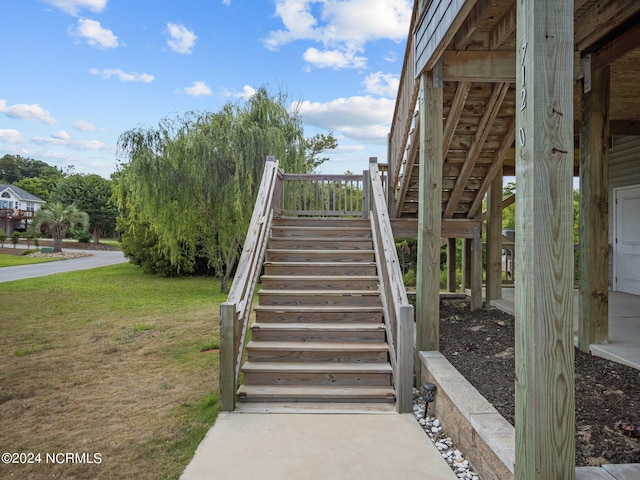 view of staircase