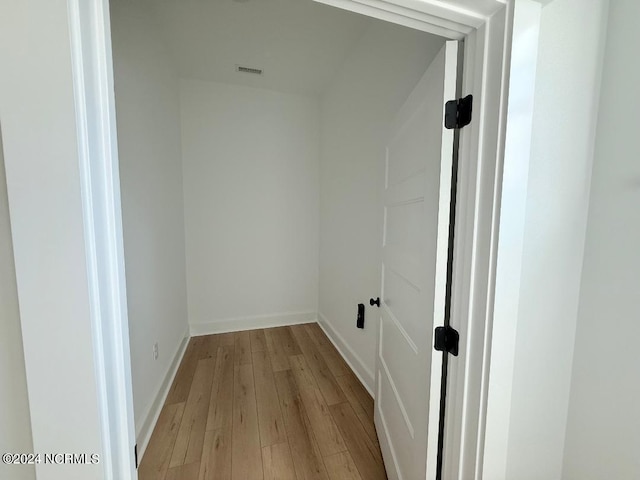 interior space featuring light hardwood / wood-style floors