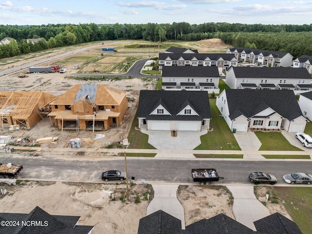 drone / aerial view featuring a residential view