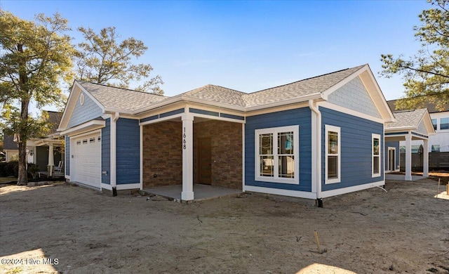 view of front of home