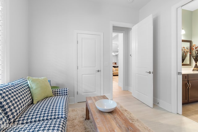 bedroom featuring ensuite bathroom