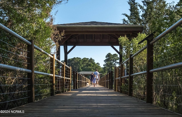 view of home's community featuring a gazebo