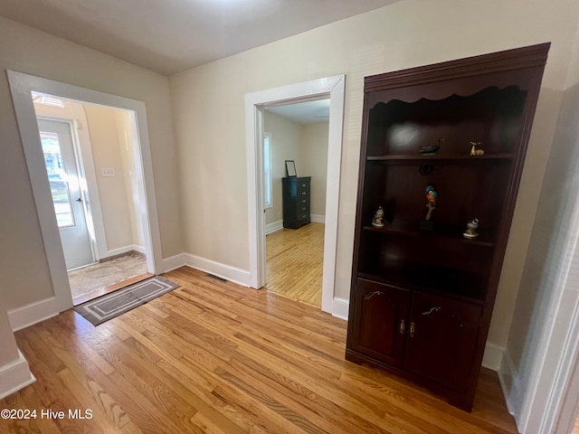 interior space featuring light hardwood / wood-style flooring