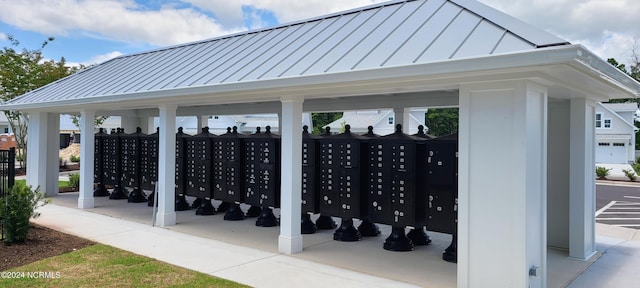 surrounding community featuring mail boxes