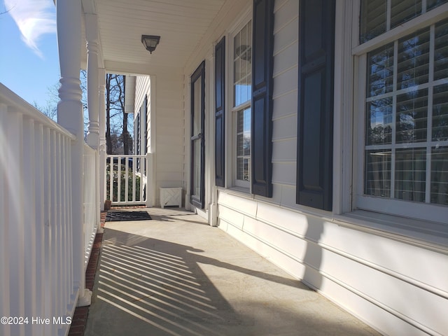 view of patio / terrace featuring a porch