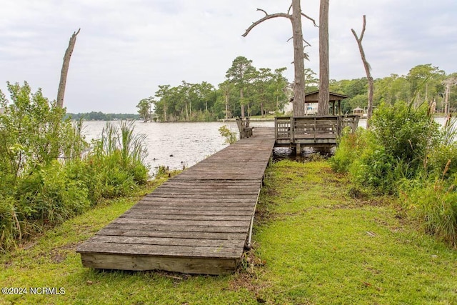 225 Beech Point Blvd, Hertford, NC 27944 - dock with a water view