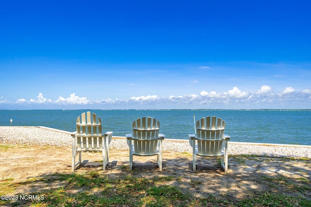 water view with a beach view