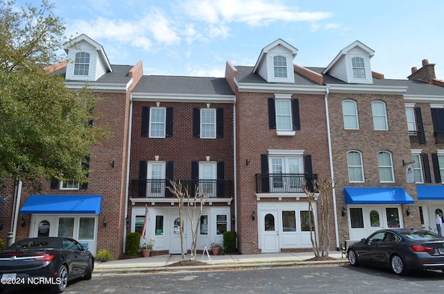 multi unit property with brick siding