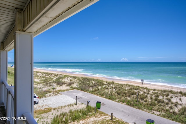 water view with a beach view