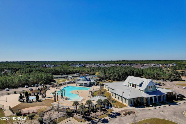 drone / aerial view