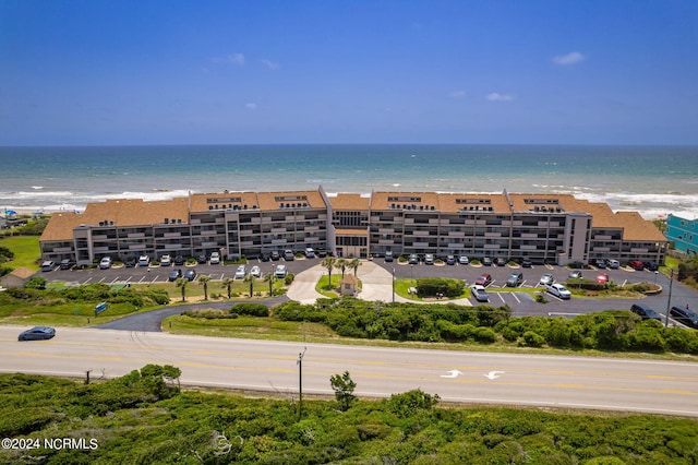 331 Salter Path Rd Unit 104, Pine Knoll Shores, NC 28512 - aerial view of a large body of water and apartment complex / building