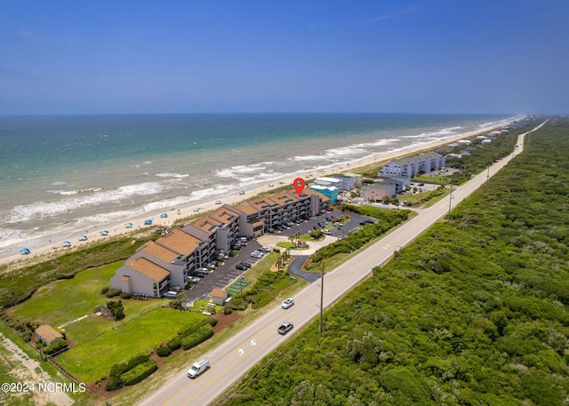 331 Salter Path Rd Unit 104, Pine Knoll Shores, NC 28512 - drone / aerial view of expansive beach