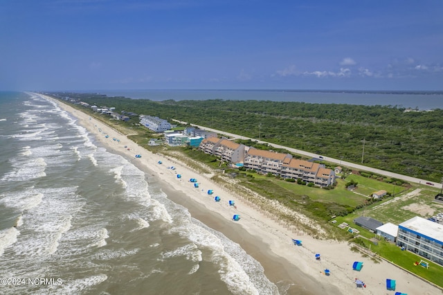 331 Salter Path Rd Unit 104, Pine Knoll Shores, NC 28512 - aerial view of expansive beach