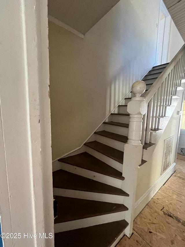 105 Hazel St, Woodland, NC 27897 - stairway featuring visible vents