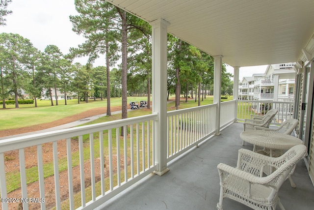 exterior space featuring a porch