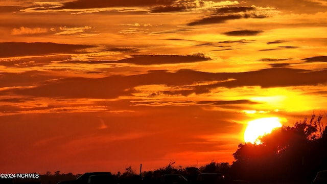 view of nature at dusk