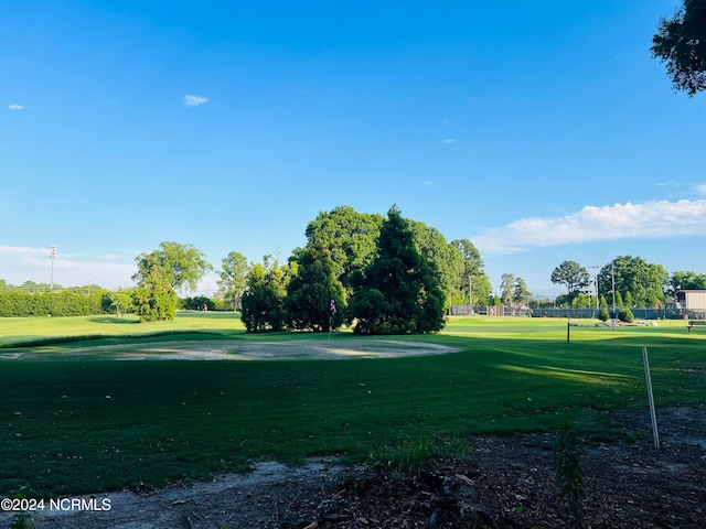 surrounding community with a lawn