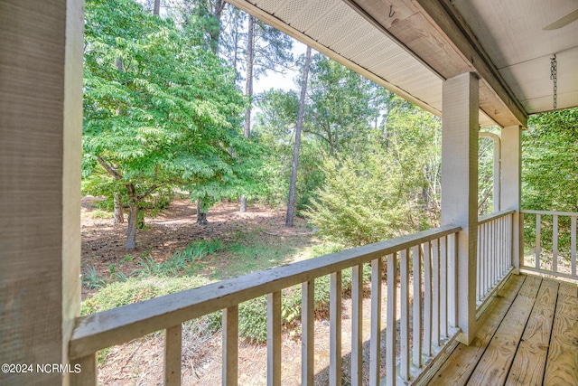 view of deck