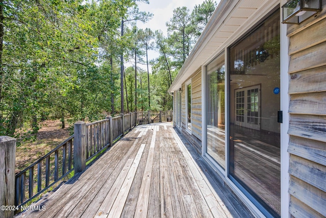view of deck