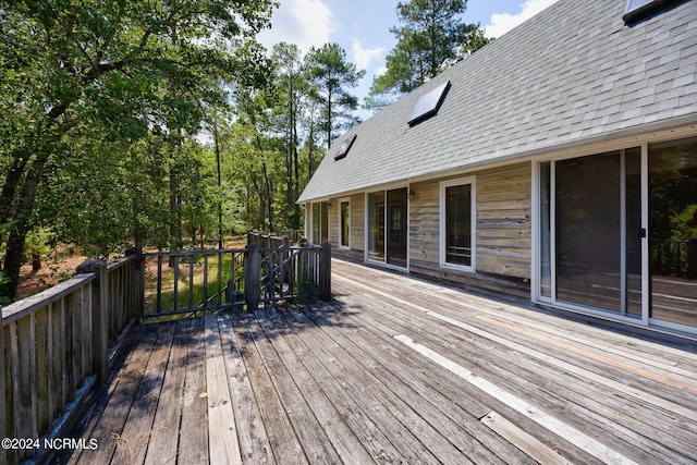 view of deck