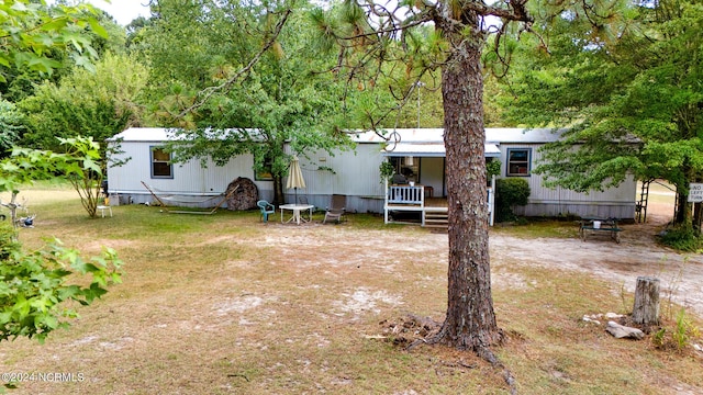 view of manufactured / mobile home