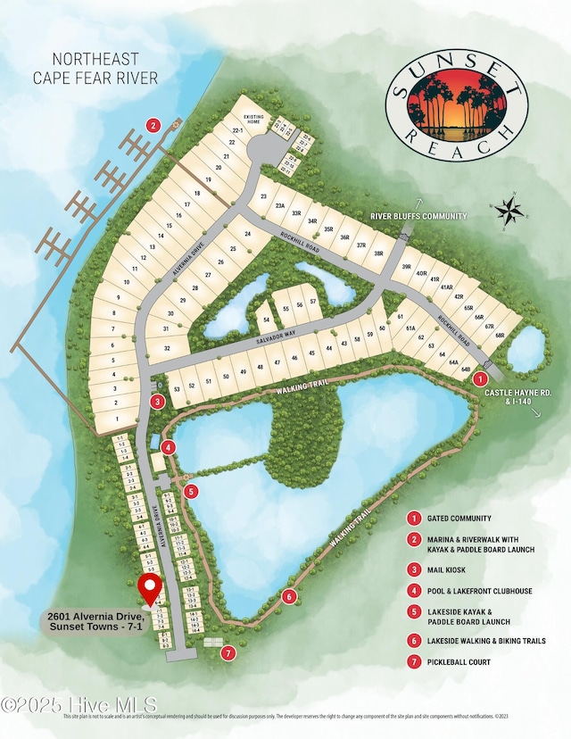 2601 Alvernia Dr, Castle Hayne, NC 28429 - map / location