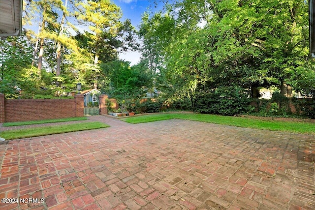 view of patio