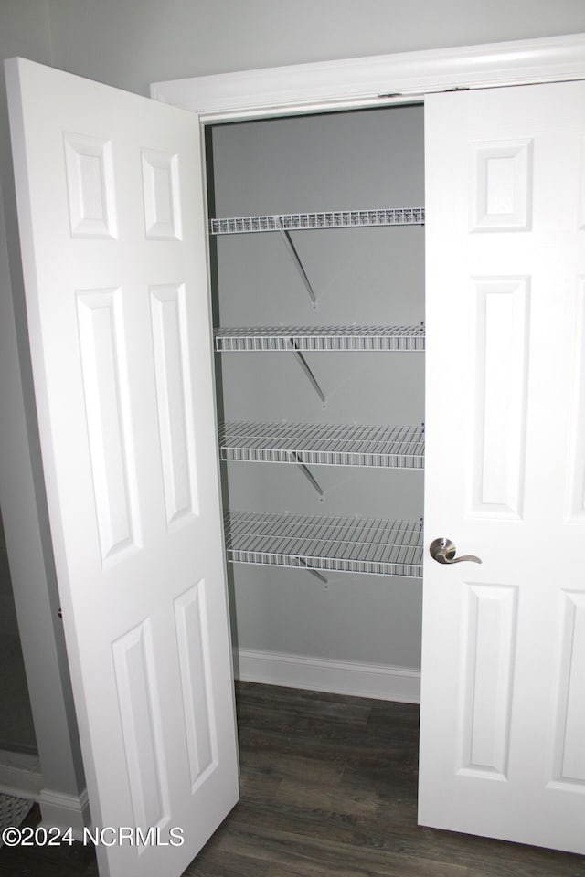 view of closet