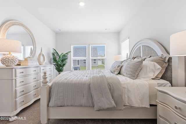 bedroom featuring carpet flooring