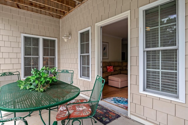 view of patio