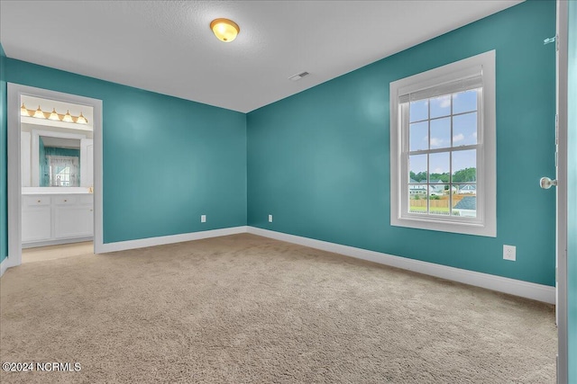 spare room featuring carpet flooring