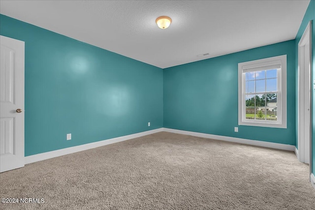 unfurnished room with carpet flooring