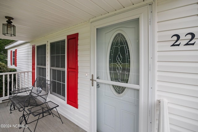 view of entrance to property