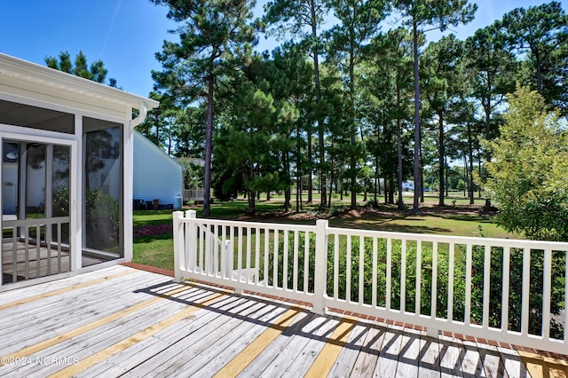 view of deck