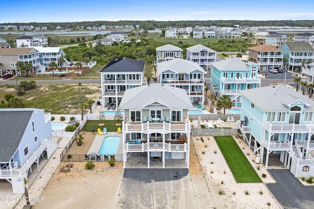 bird's eye view featuring a residential view