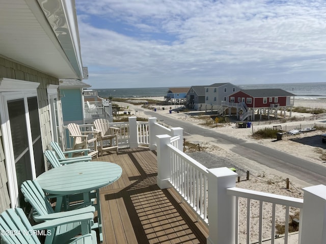 445 E Third St, Ocean Isle Beach, NC 28469 - balcony with view of water and beach