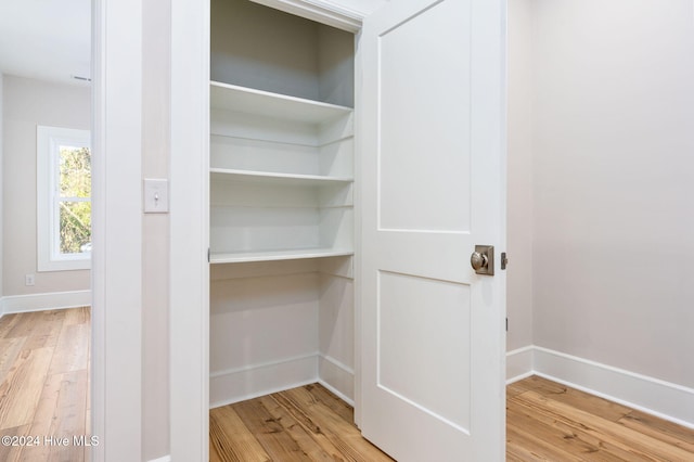 view of closet