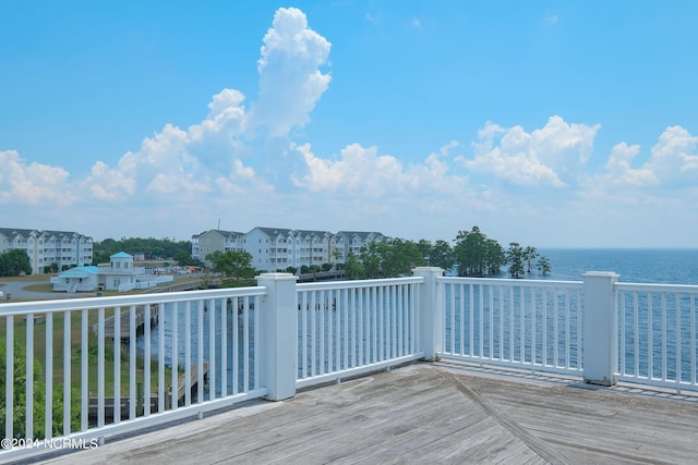 108 Wharf Landing Dr, Edenton, NC 27932 - deck with a water view