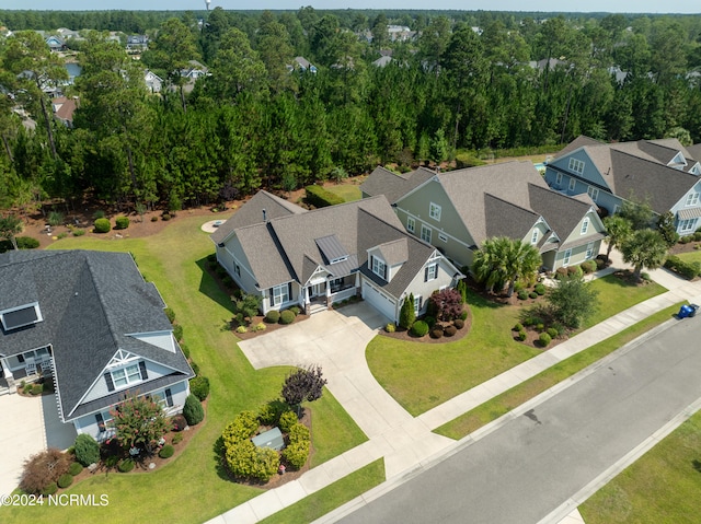 bird's eye view featuring a residential view