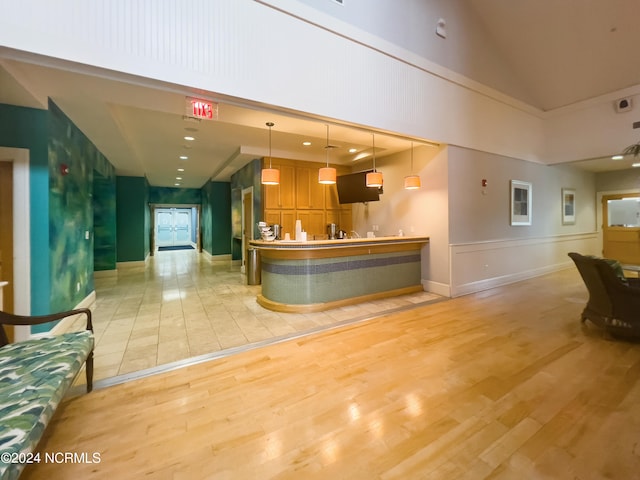 view of reception area