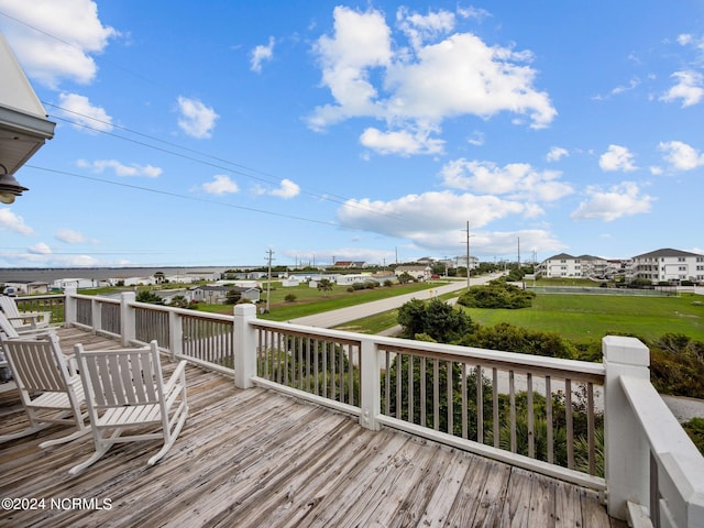 view of deck